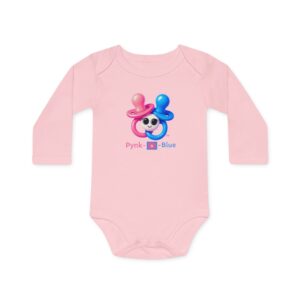 Pynk-a-Blue Baby Long-Sleeve Organic Bodysuit