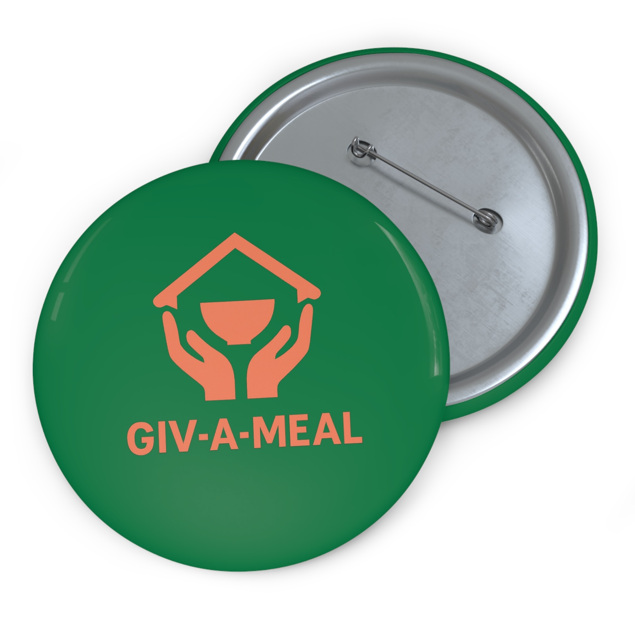 Giv-a-Meal Custom Pin Buttons - Image 5