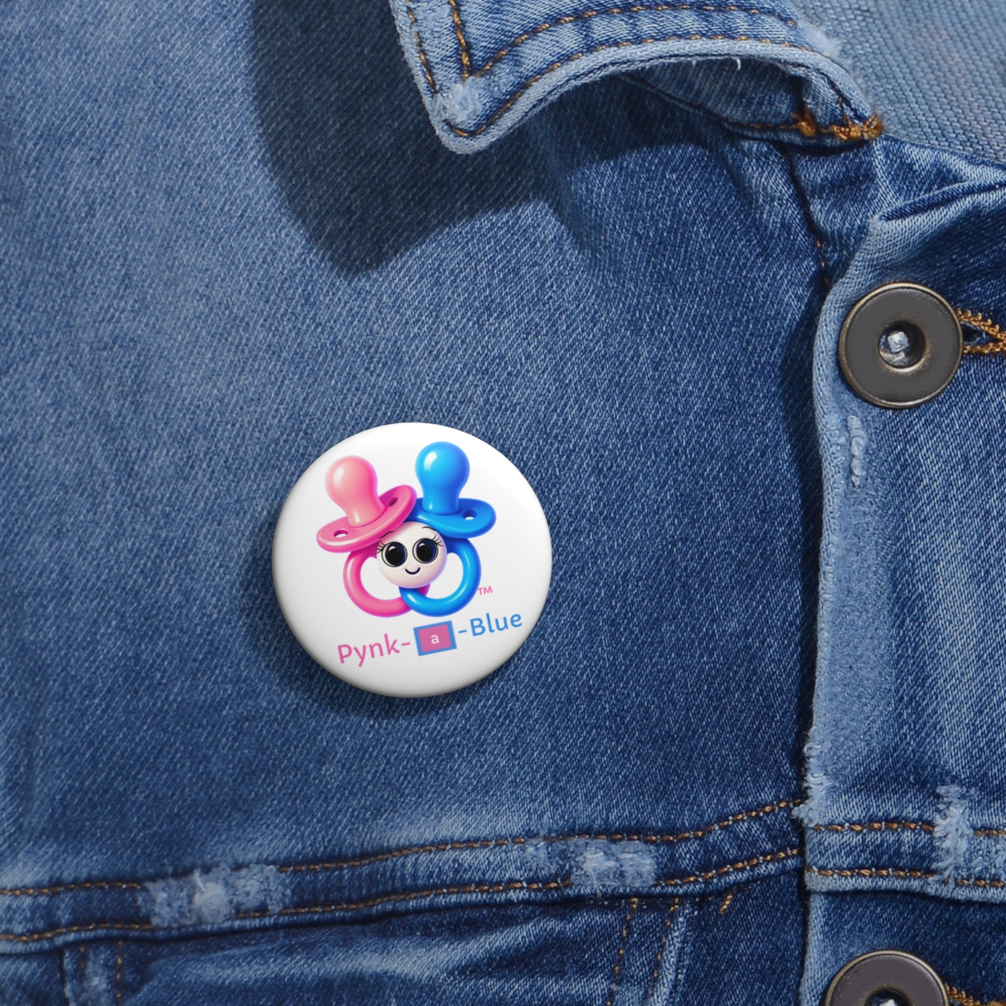 Pynk-a-Blue Custom Pin Buttons - Image 2